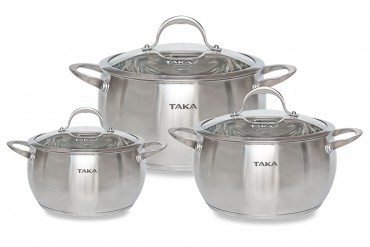 Stainless steel cookware set Taka NI03T